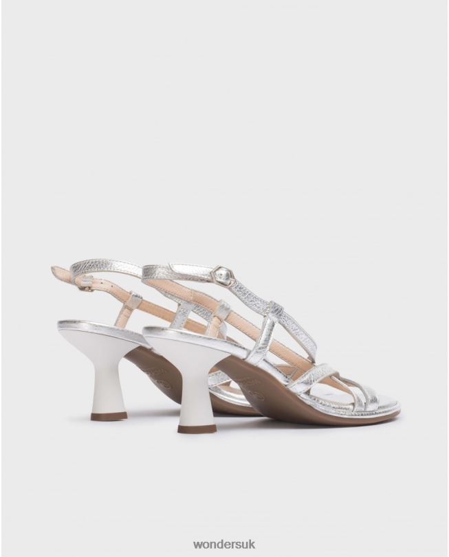 Footwear VZ2PD58 Women Wonders Plata Silver Glow Sandal