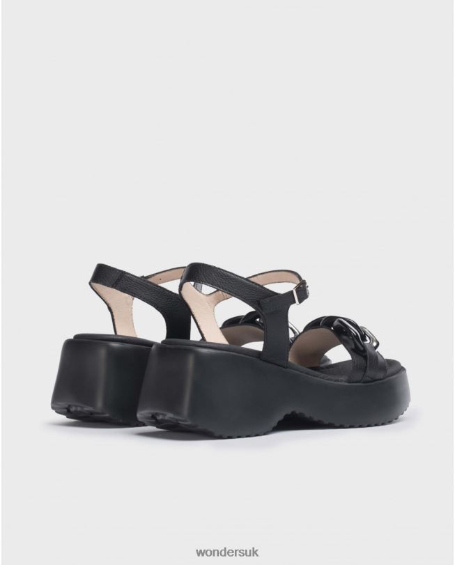 Footwear VZ2PD5 Women Wonders Negro Black Claire Sandal