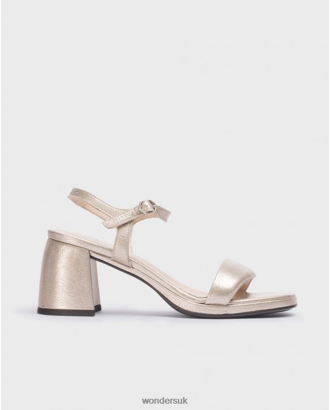 Footwear VZ2PD60 Women Wonders Platino Gold River Sandal