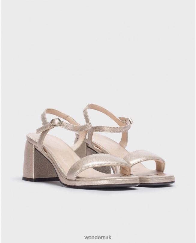 Footwear VZ2PD60 Women Wonders Platino Gold River Sandal