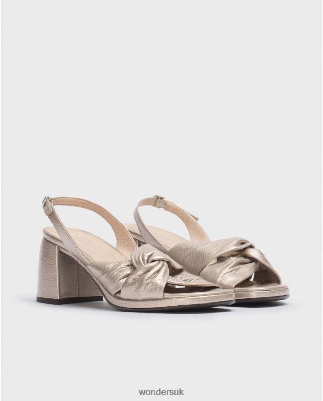 Footwear VZ2PD61 Women Wonders Platino Gold Wild Sandal