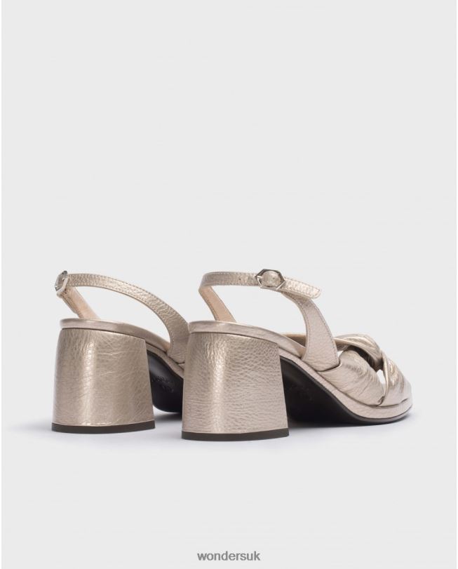 Footwear VZ2PD61 Women Wonders Platino Gold Wild Sandal