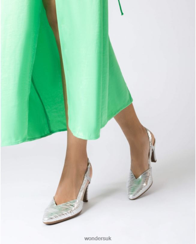 Footwear VZ2PD64 Women Wonders Off Silver Lexi Shoe