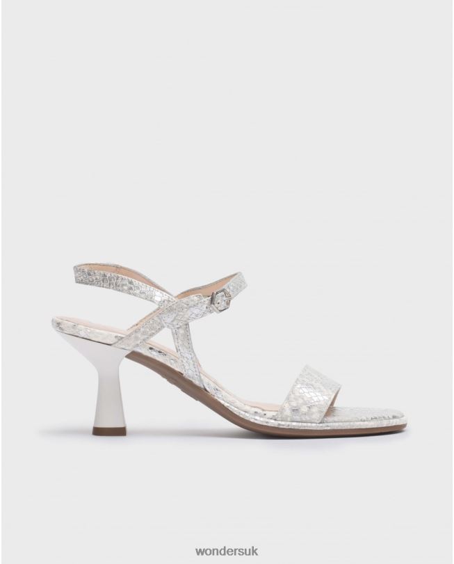 Footwear VZ2PD66 Women Wonders Plata Silver Coco Sandal