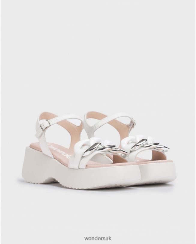 Footwear VZ2PD6 Women Wonders Off White Claire Sandal