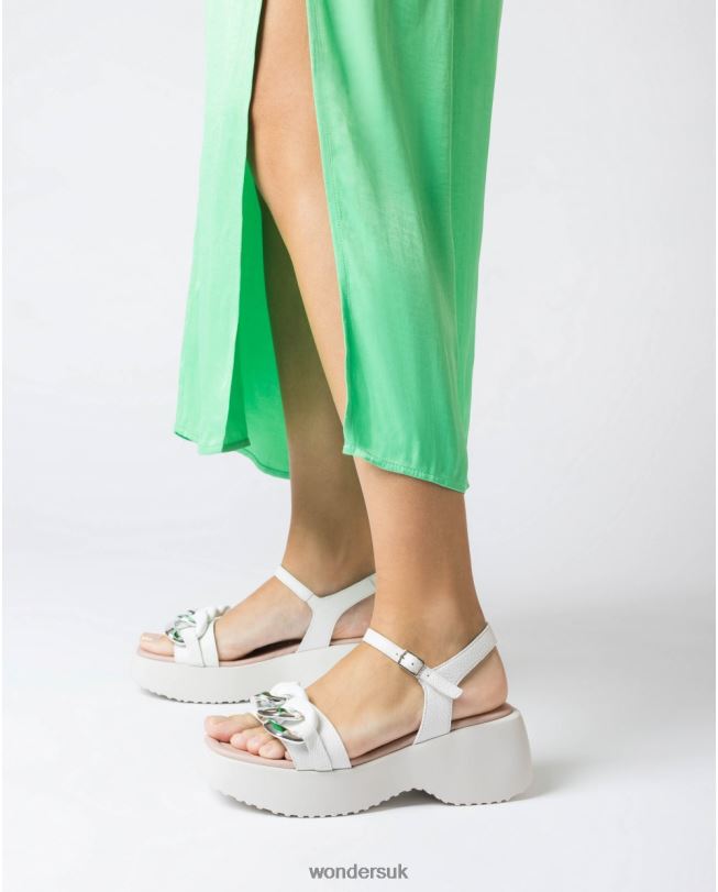 Footwear VZ2PD6 Women Wonders Off White Claire Sandal