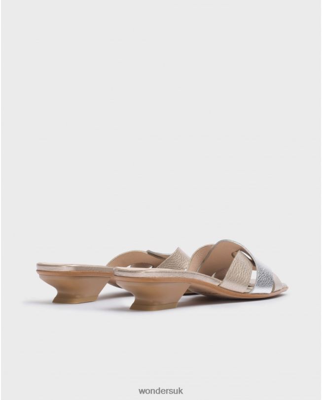 Footwear VZ2PD70 Women Wonders Plati/Plat Silver Mica Mule