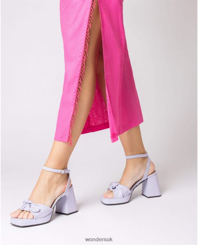 Footwear VZ2PD71 Women Wonders Lavender Black Lexi Sandal
