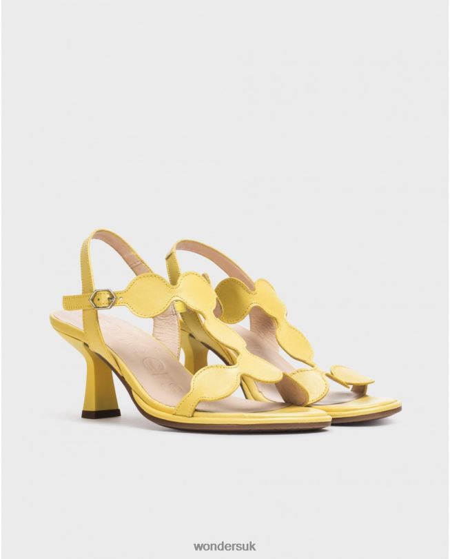 Footwear VZ2PD75 Women Wonders Lima Yellow Drew Sandal