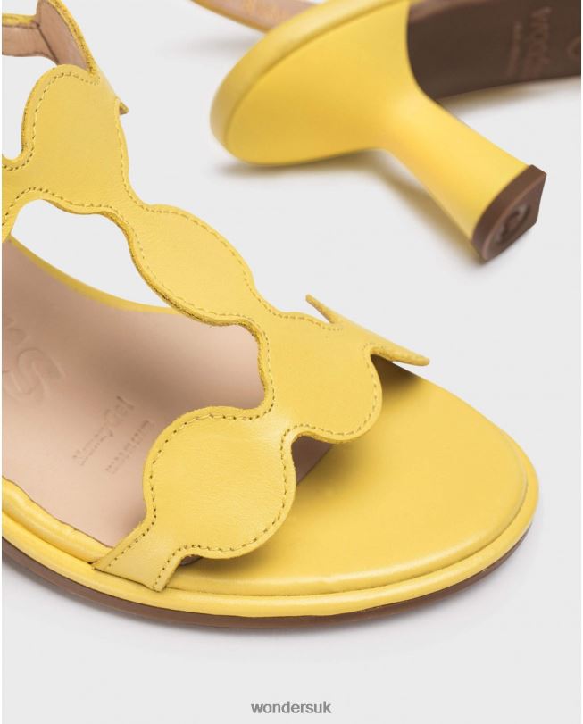 Footwear VZ2PD75 Women Wonders Lima Yellow Drew Sandal