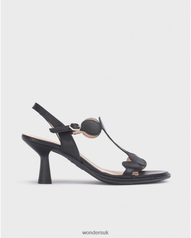 Footwear VZ2PD76 Women Wonders Negro Black Drew Sandal