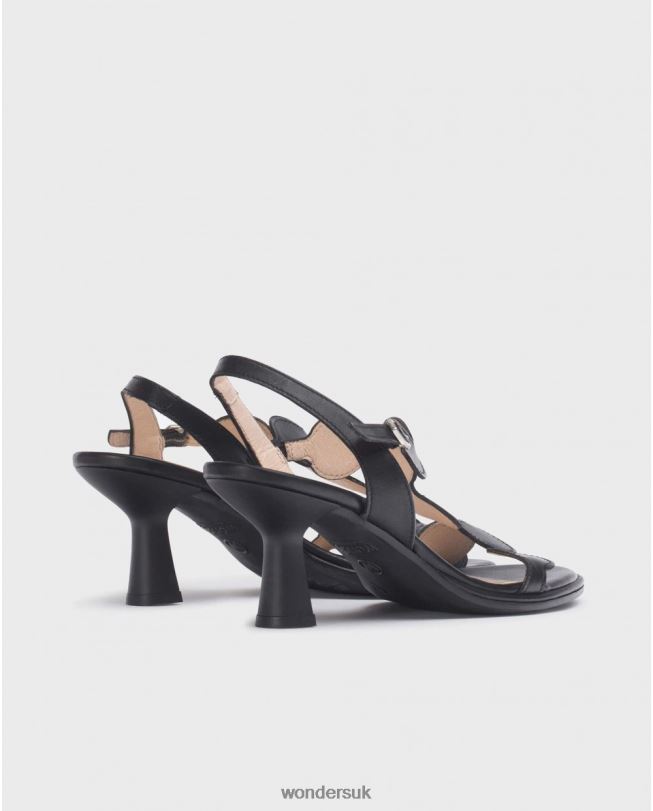 Footwear VZ2PD76 Women Wonders Negro Black Drew Sandal