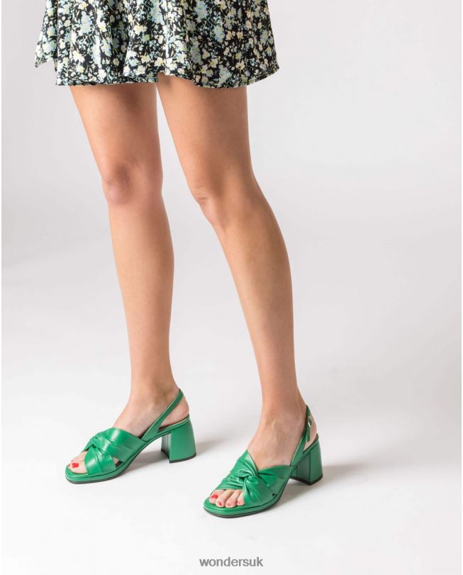 Footwear VZ2PD82 Women Wonders Jade Green Wild Sandal
