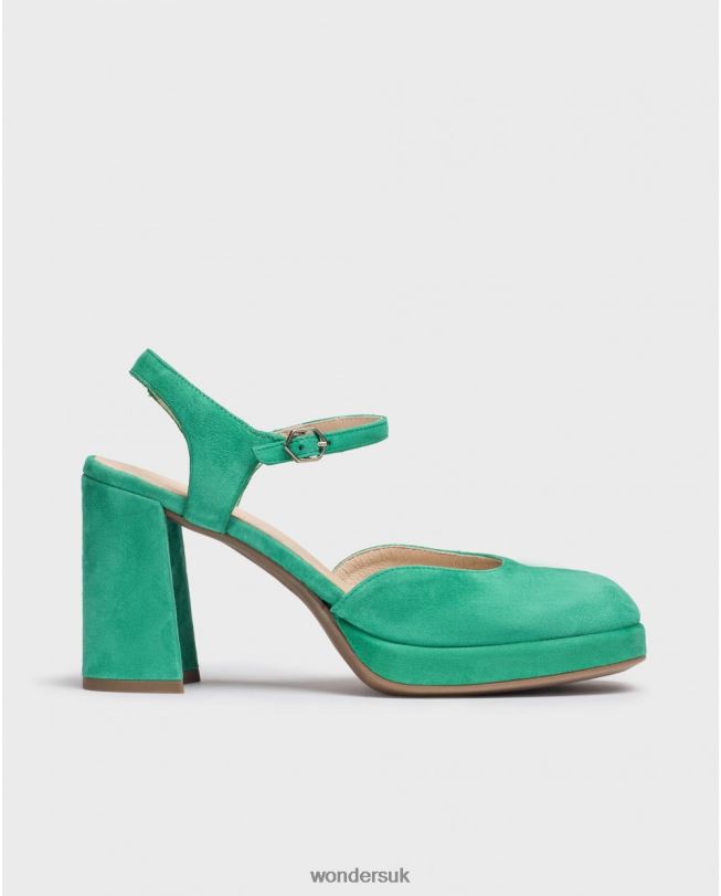 Footwear VZ2PD90 Women Wonders Jade Green Blue Shoes