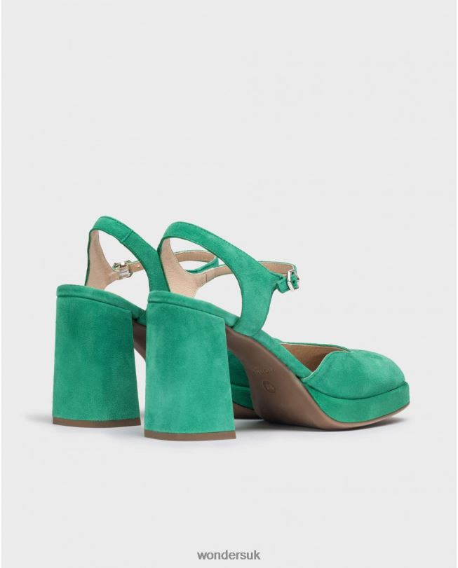 Footwear VZ2PD90 Women Wonders Jade Green Blue Shoes