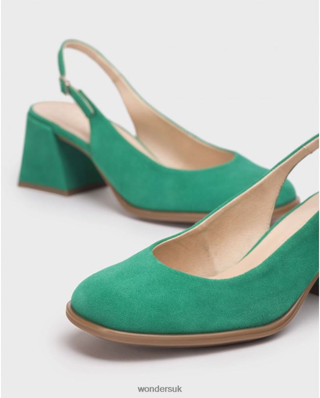 Footwear VZ2PD99 Women Wonders Jade Green Adele Shoes
