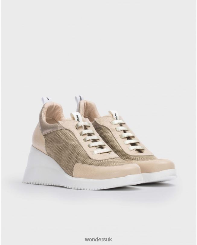 Footwear VZ2PD129 Women Wonders Nat/Bei/Pt Beige Rainbow Sneaker
