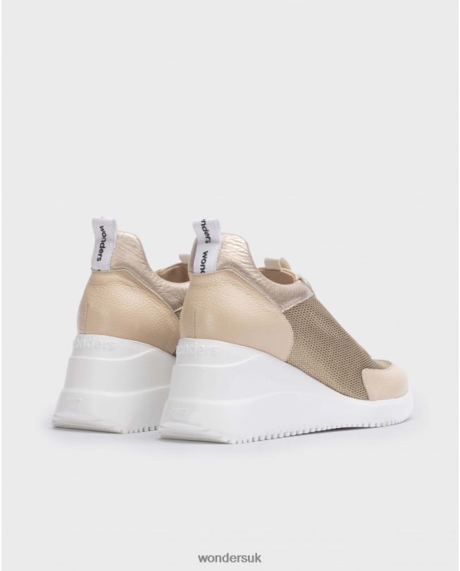 Footwear VZ2PD129 Women Wonders Nat/Bei/Pt Beige Rainbow Sneaker
