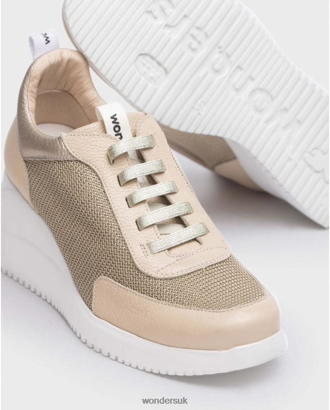 Footwear VZ2PD129 Women Wonders Nat/Bei/Pt Beige Rainbow Sneaker