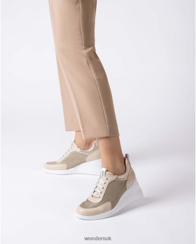 Footwear VZ2PD129 Women Wonders Nat/Bei/Pt Beige Rainbow Sneaker