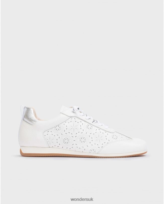 Footwear VZ2PD282 Women Wonders Off/Plata White Brit Trainers
