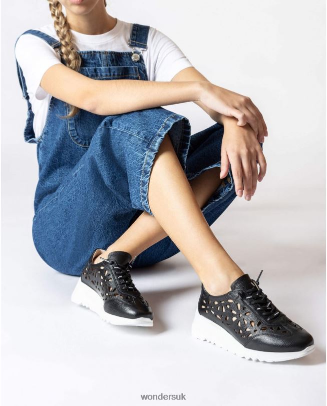 Footwear VZ2PD285 Women Wonders Negro Black Nuxe Sneaker