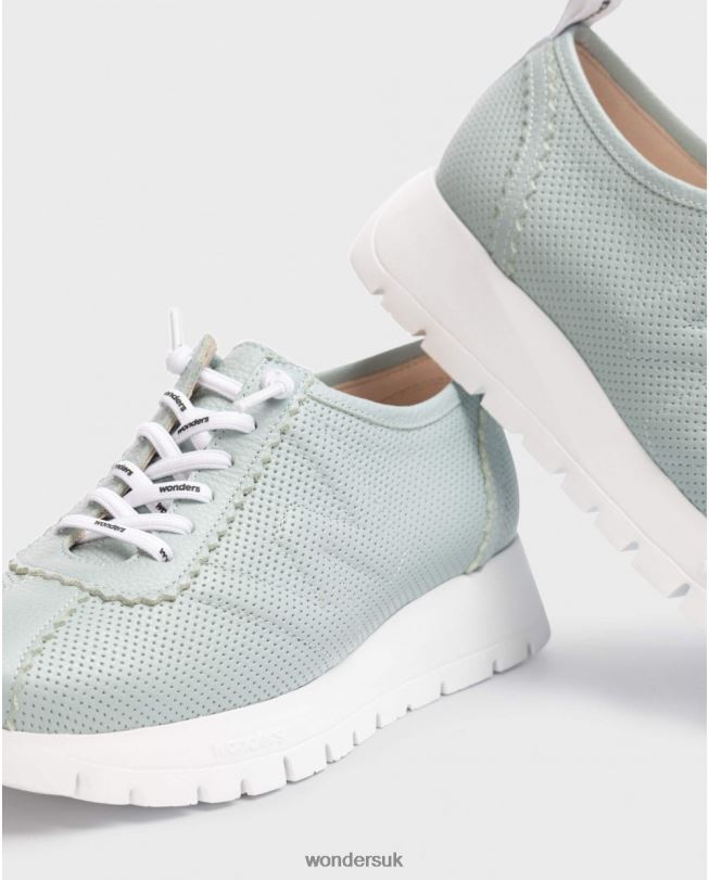 Footwear VZ2PD295 Women Wonders Aloe Blue Star Sneaker