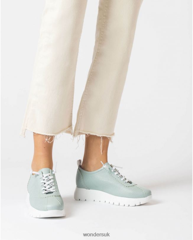 Footwear VZ2PD295 Women Wonders Aloe Blue Star Sneaker