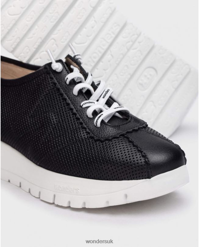 Footwear VZ2PD296 Women Wonders Negro Black Star Sneaker