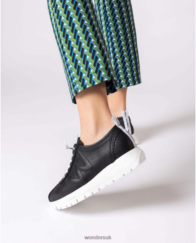 Footwear VZ2PD296 Women Wonders Negro Black Star Sneaker