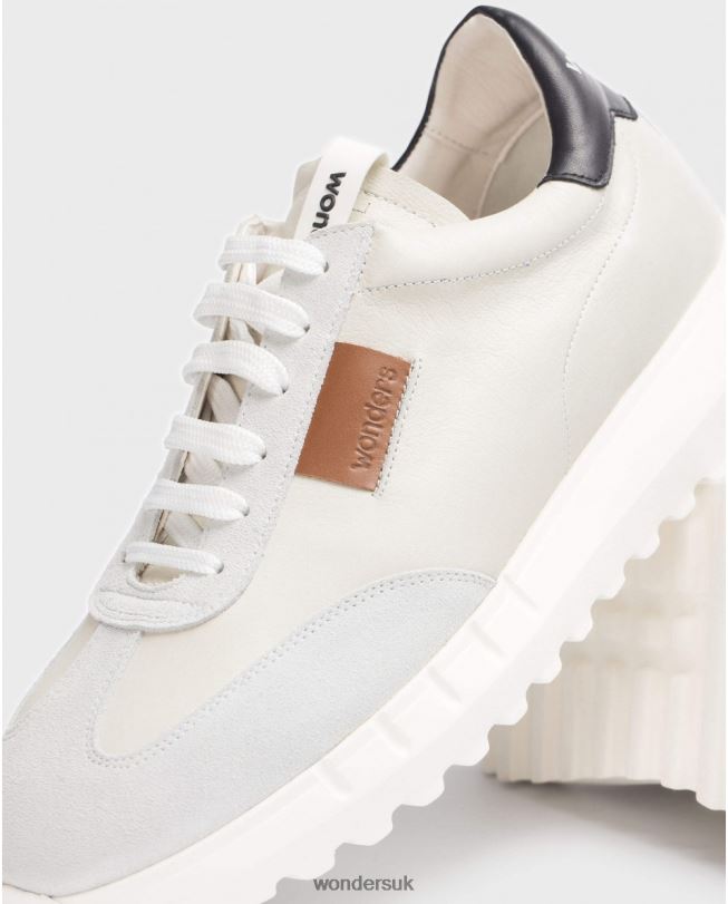 Footwear VZ2PD454 Women Wonders Off Two-Tone Leather Sneakers