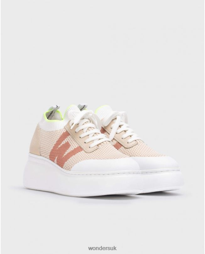 Footwear VZ2PD92 Women Wonders Natural Brown Kiwi Sneaker