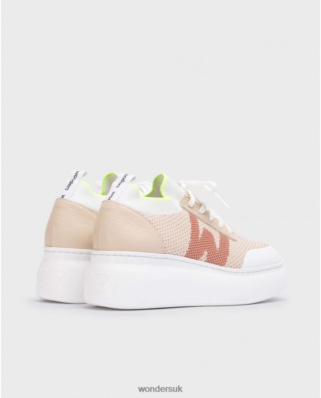 Footwear VZ2PD92 Women Wonders Natural Brown Kiwi Sneaker