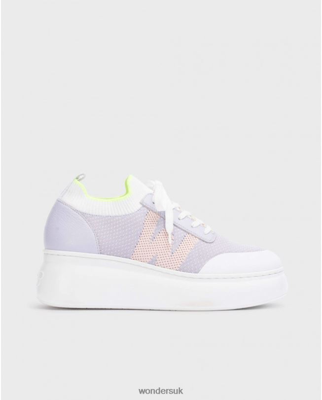 Footwear VZ2PD93 Women Wonders Lavender Violet Kiwi Sneaker