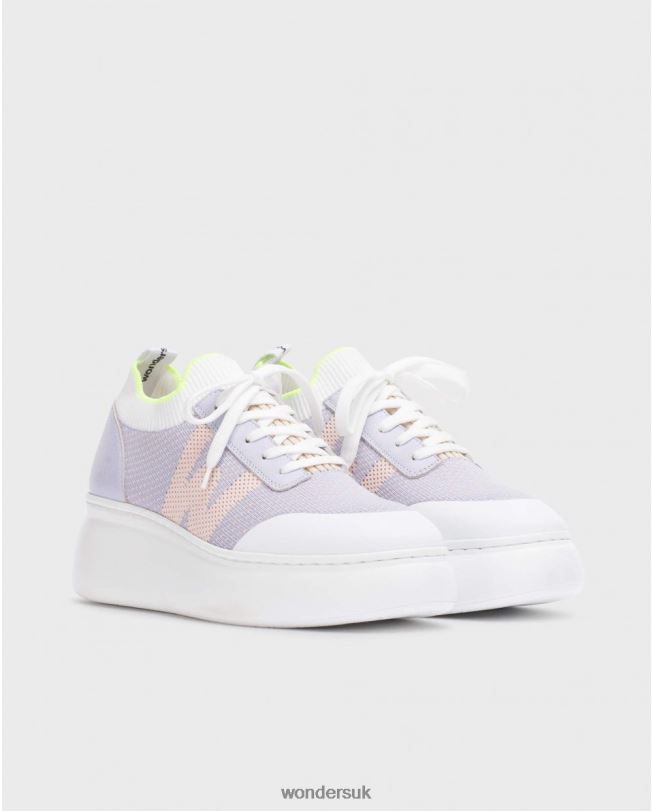 Footwear VZ2PD93 Women Wonders Lavender Violet Kiwi Sneaker