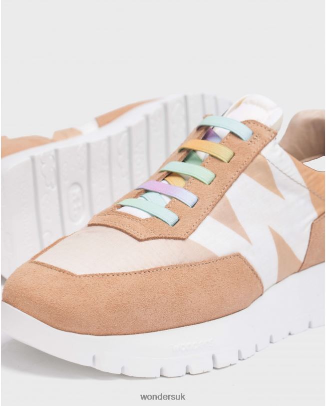 Footwear VZ2PD96 Women Wonders Natu/Sandd Brown Odisei Sneaker