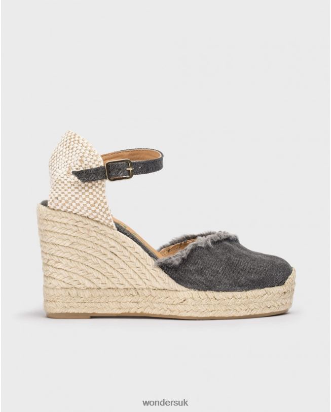 Footwear VZ2PD135 Women Wonders Negro Black Gael Sandal