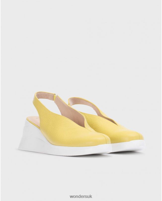 Footwear VZ2PD153 Women Wonders Lima Lime Green Walter Wedge Shoe