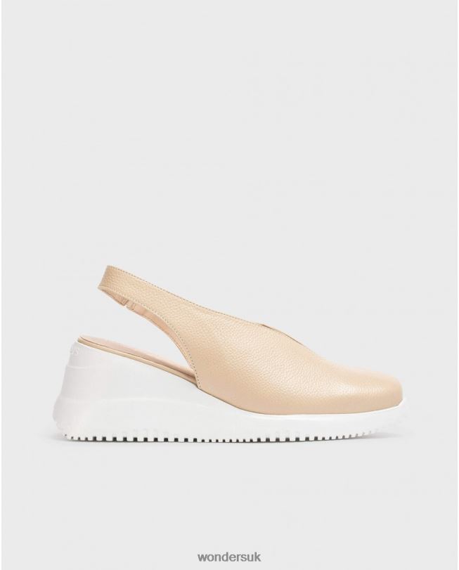 Footwear VZ2PD154 Women Wonders Natural Beige Walter Wedge Shoe