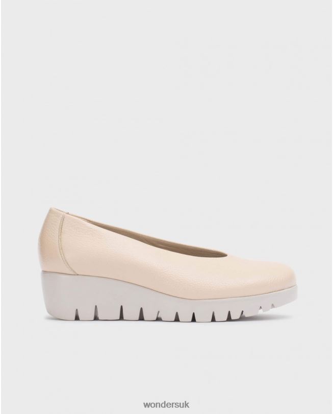 Footwear VZ2PD184 Women Wonders Natural Beige Fly Shoe