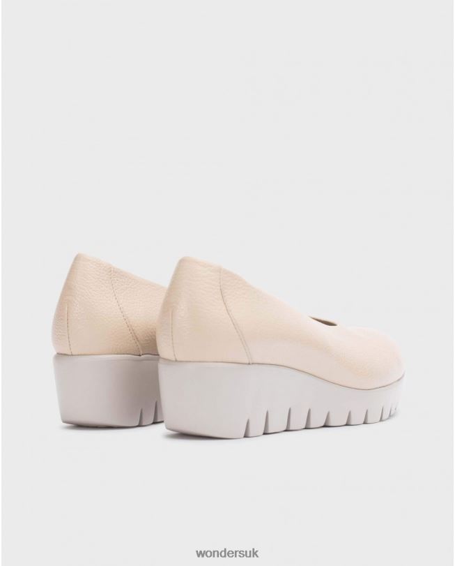 Footwear VZ2PD184 Women Wonders Natural Beige Fly Shoe