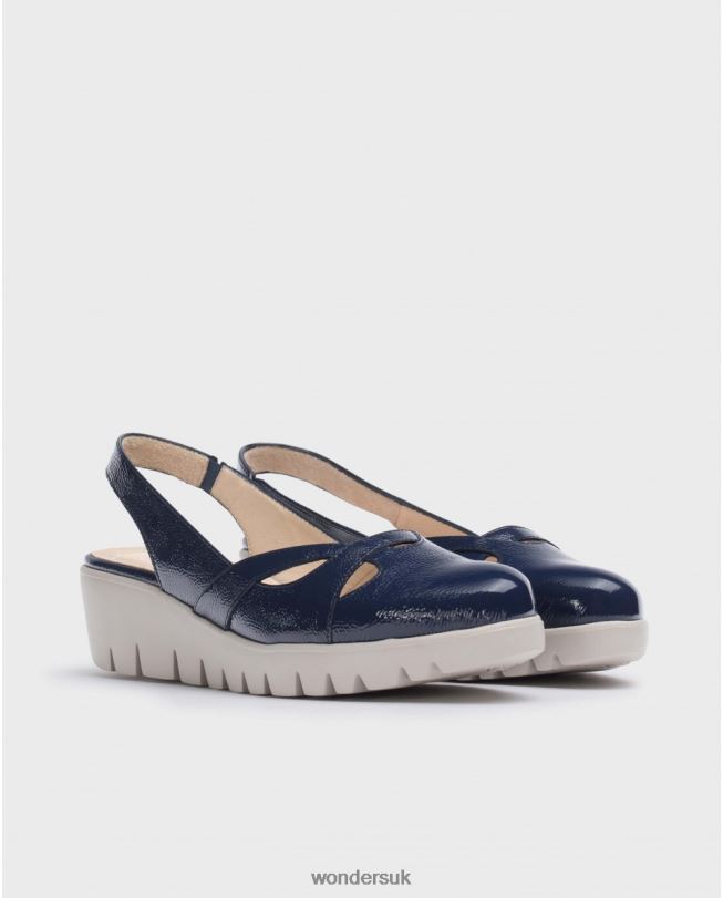 Footwear VZ2PD186 Women Wonders Baltic Navy Blue Sevilla Shoe