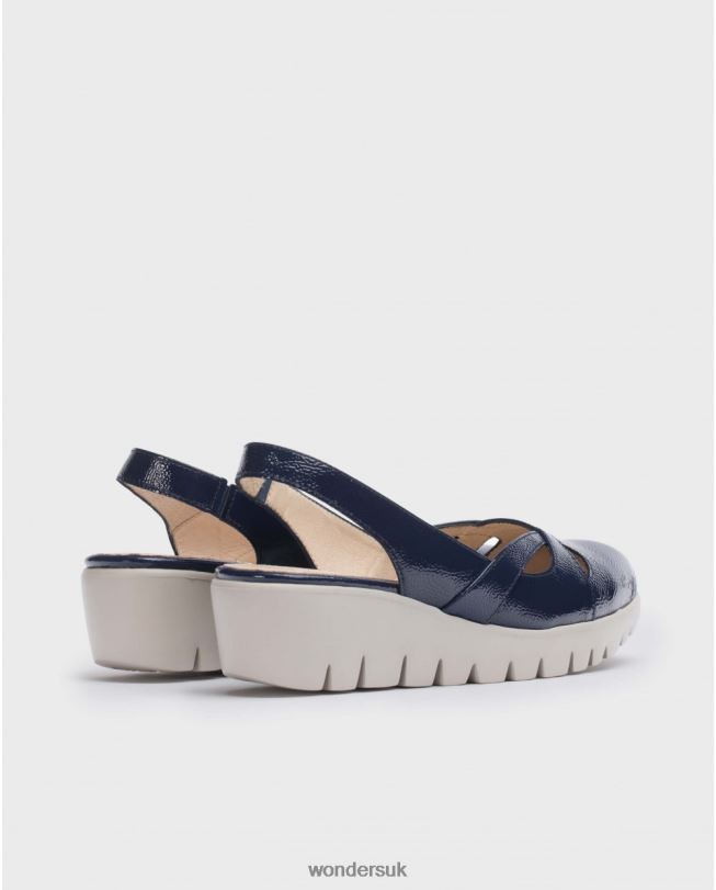 Footwear VZ2PD186 Women Wonders Baltic Navy Blue Sevilla Shoe