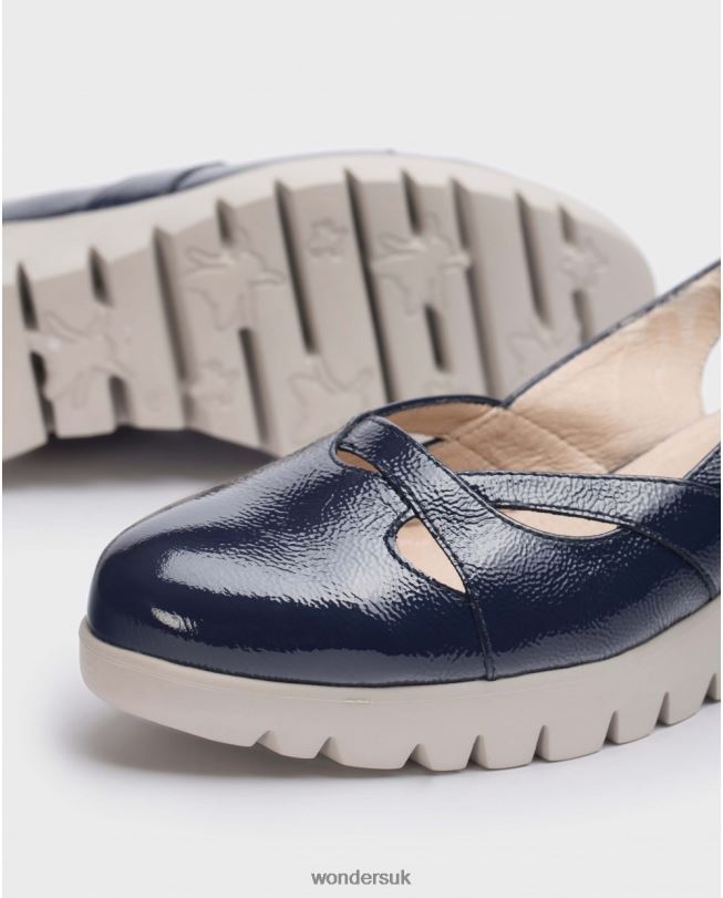 Footwear VZ2PD186 Women Wonders Baltic Navy Blue Sevilla Shoe