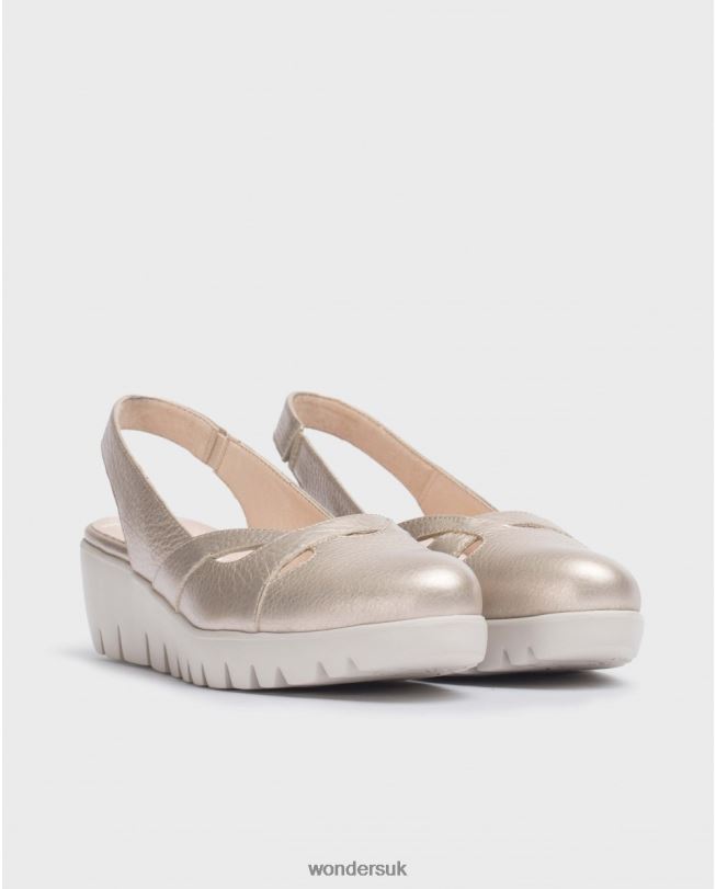 Footwear VZ2PD226 Women Wonders Platino Gold Sevilla Shoe