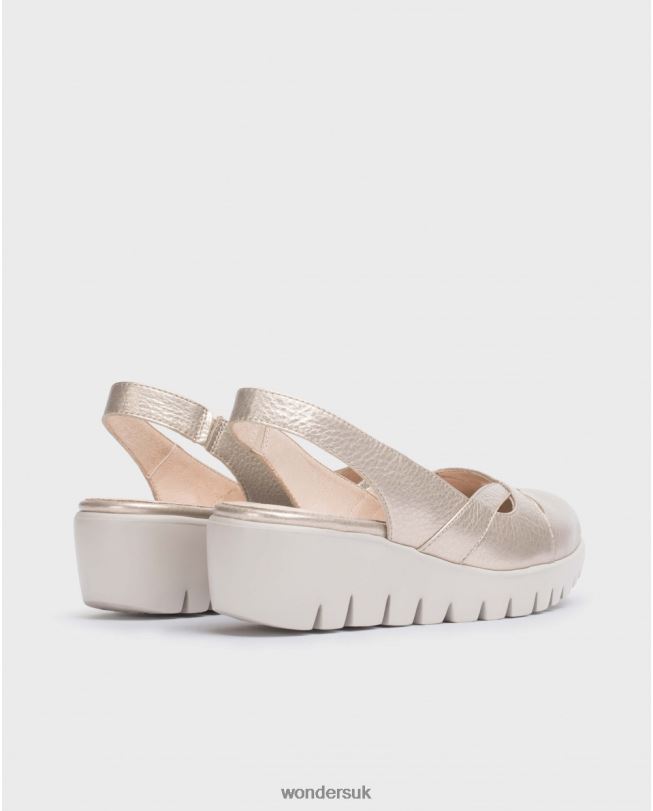 Footwear VZ2PD226 Women Wonders Platino Gold Sevilla Shoe