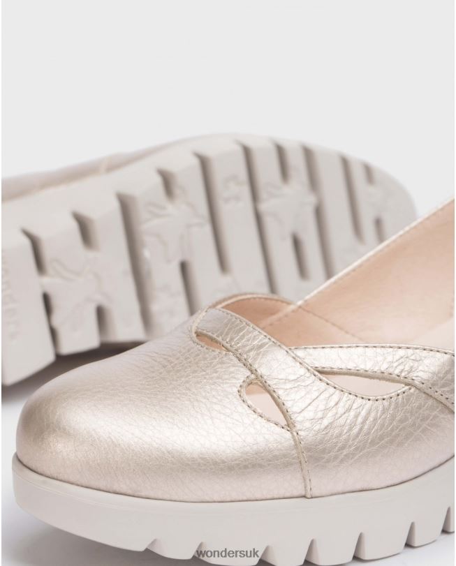 Footwear VZ2PD226 Women Wonders Platino Gold Sevilla Shoe