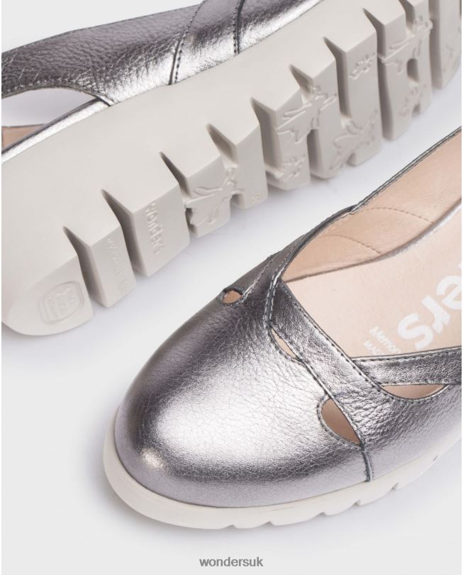 Footwear VZ2PD227 Women Wonders Plomo Grey Sevilla Shoe