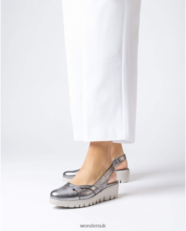 Footwear VZ2PD227 Women Wonders Plomo Grey Sevilla Shoe