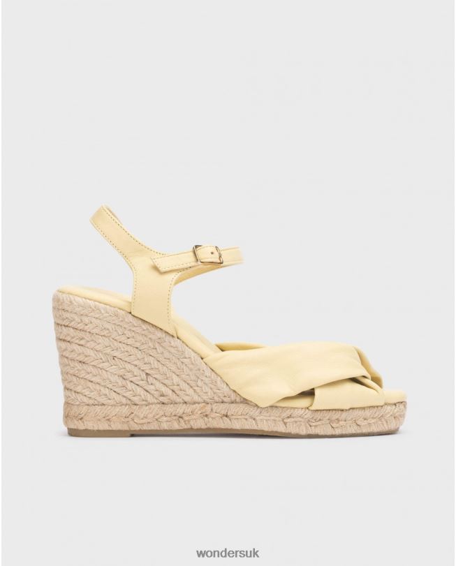 Footwear VZ2PD42 Women Wonders Lemon Yellow Anuk Sandal